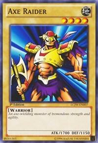 Axe Raider LCJW-EN007 card from Legendary Collection 4: Joey's World