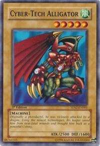 Cyber-Tech Alligator LCJW-EN011 card from Legendary Collection 4: Joey's World