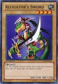 Alligator's Sword LCJW-EN012 card from Legendary Collection 4: Joey's World