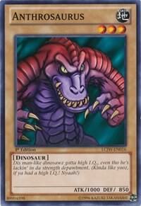 Anthrosaurus LCJW-EN016 card from Legendary Collection 4: Joey's World