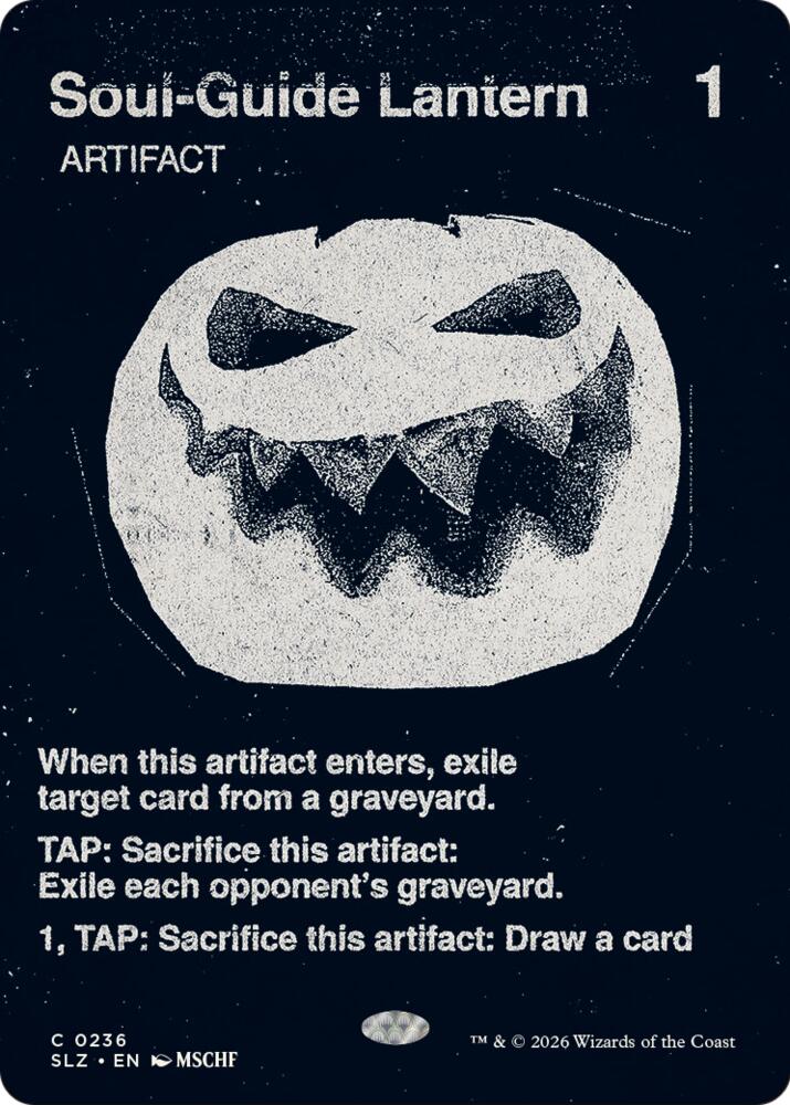 Soul-Guide Lantern 236 card from Secret Lair x MSCHF: The Zeta Set