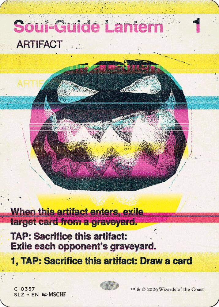 Soul-Guide Lantern 357 card from Secret Lair x MSCHF: The Zeta Set