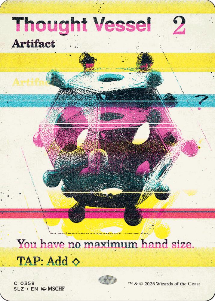 Thought Vessel 358 card from Secret Lair x MSCHF: The Zeta Set
