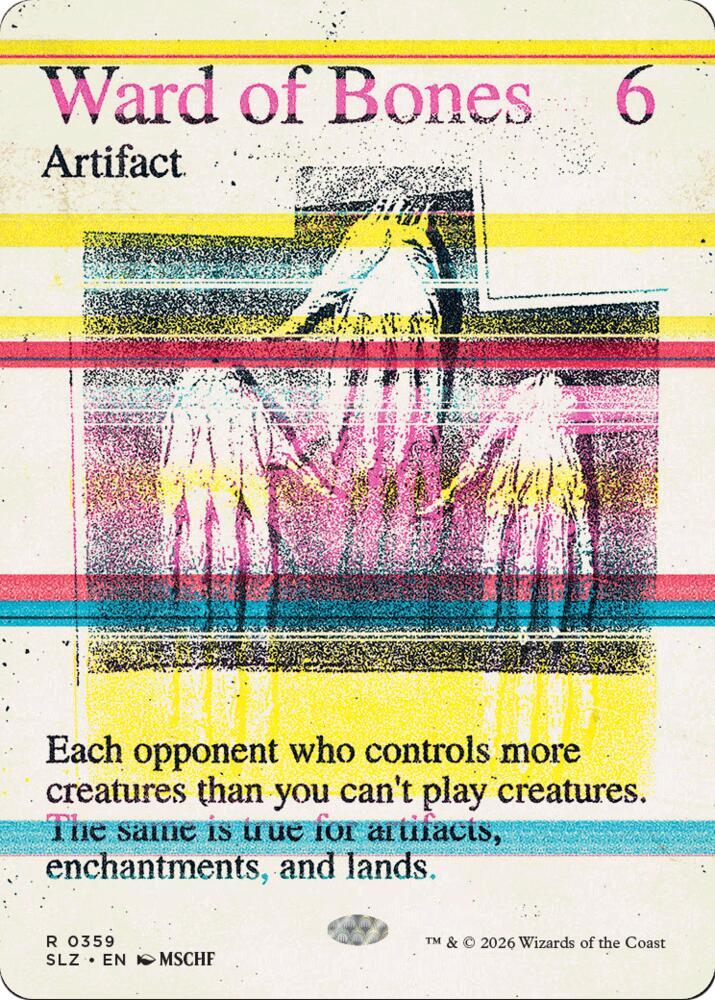 Ward of Bones 359 card from Secret Lair x MSCHF: The Zeta Set