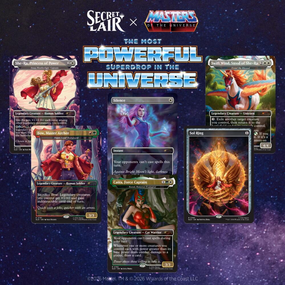 Secret Lair Drop: Secret Lair x Masters of the Universe: She-Ra, Princess of Power - Non-Foil Edition sealed product from Secret Lair Drop Series