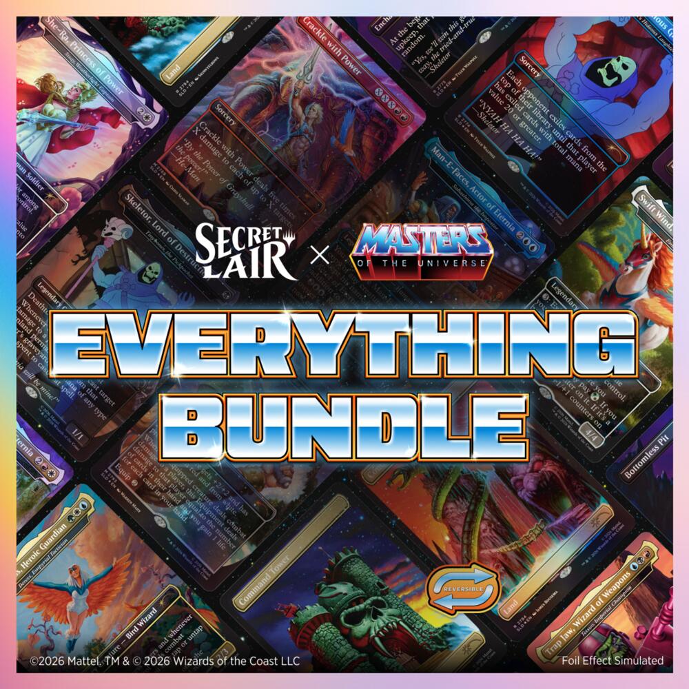 Secret Lair: The Most Powerful Superdrop in the Universe: The Most Powerful Everything Bundle sealed product from Secret Lair Drop Series