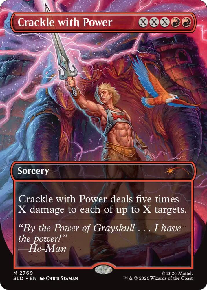 Crackle with Power 2769 card from Secret Lair Drop Series