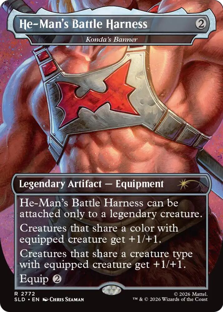 He-Man's Battle Harness - Konda's Banner 2772 card from Secret Lair Drop Series