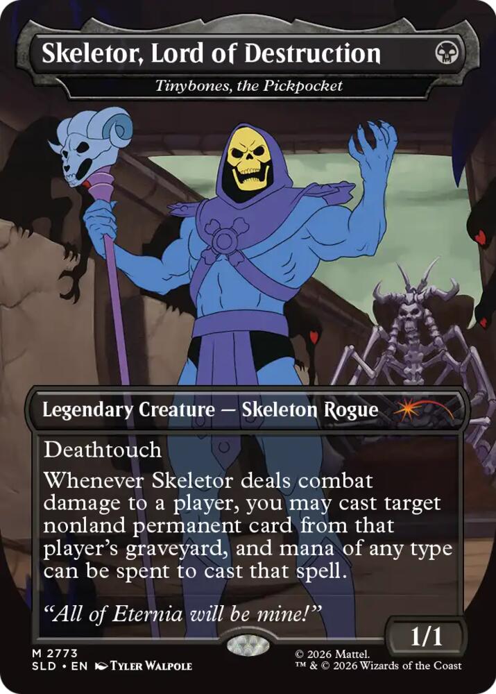 Skeletor, Lord of Destruction - Tinybones, the Pickpocket 2773 card from Secret Lair Drop Series