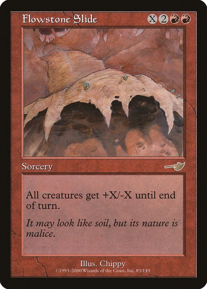 Flowstone Slide 83 card from Nemesis