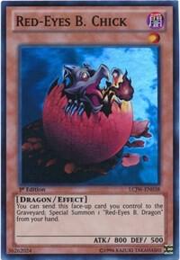 Red-Eyes B. Chick LCJW-EN038 card from Legendary Collection 4: Joey's World
