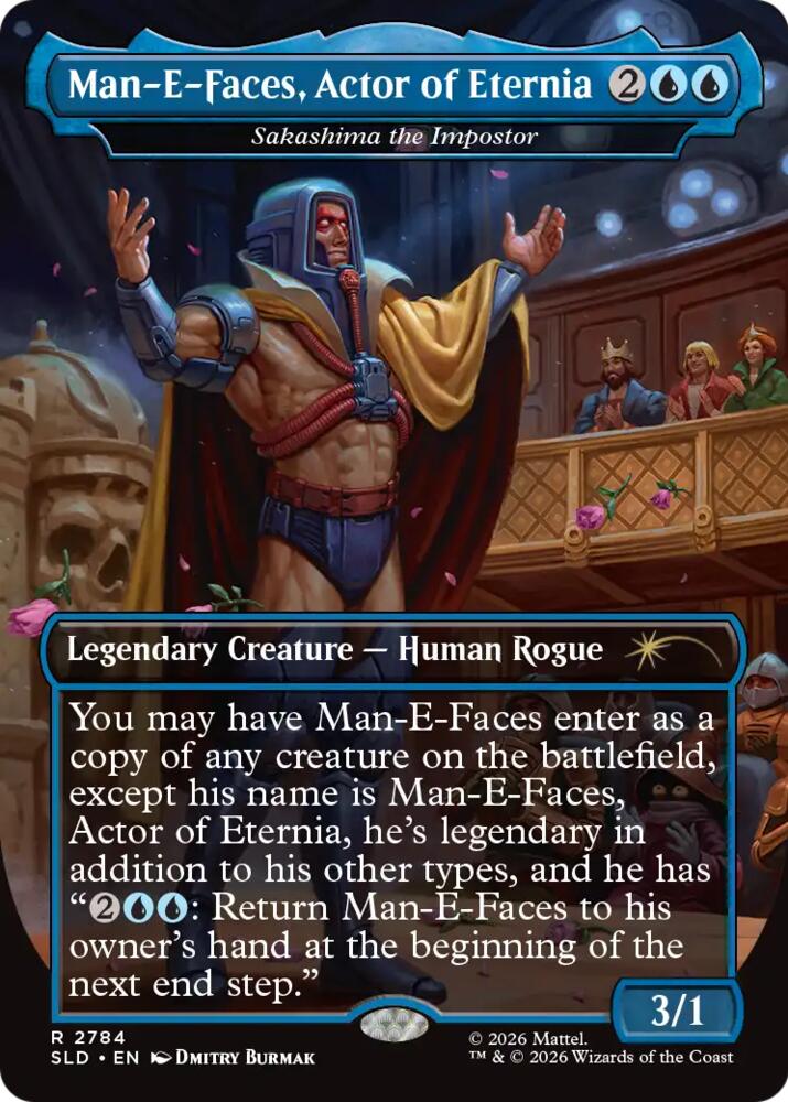 Man-E-Faces, Actor of Eternia - Sakashima the Impostor 2784 card from Secret Lair Drop Series