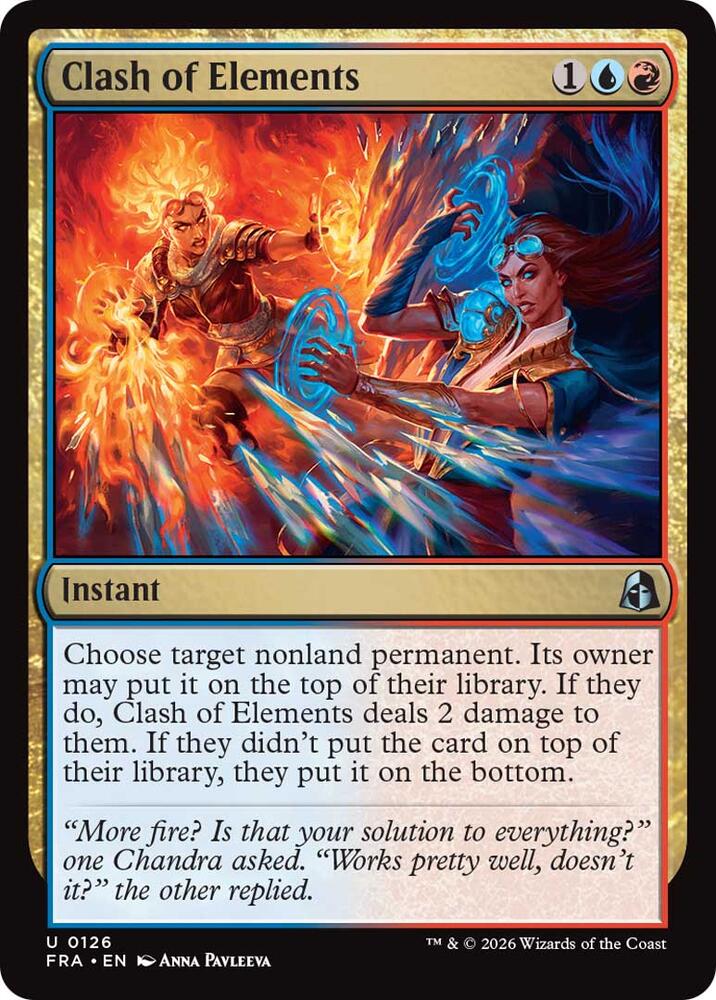 Clash of Elements 126 card from Reality Fracture
