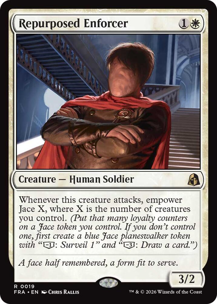Repurposed Enforcer 19 card from Reality Fracture