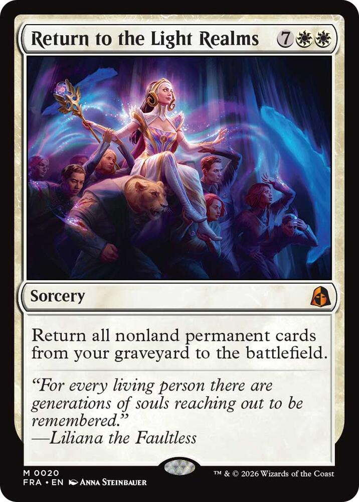 Return to the Light Realms 20 card from Reality Fracture