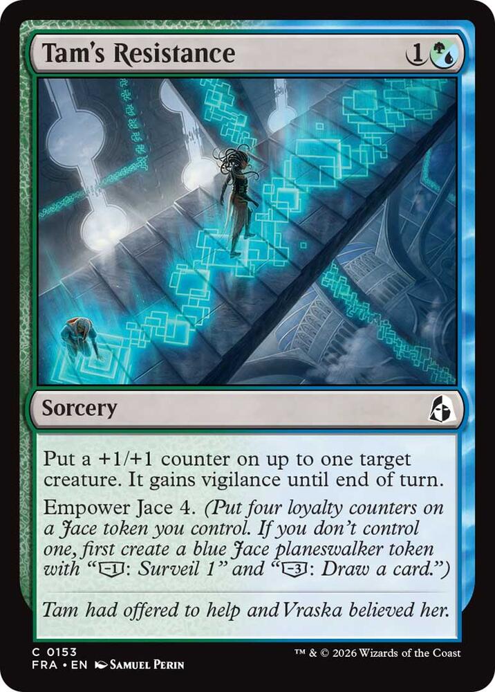 Tam's Resistance 153 card from Reality Fracture