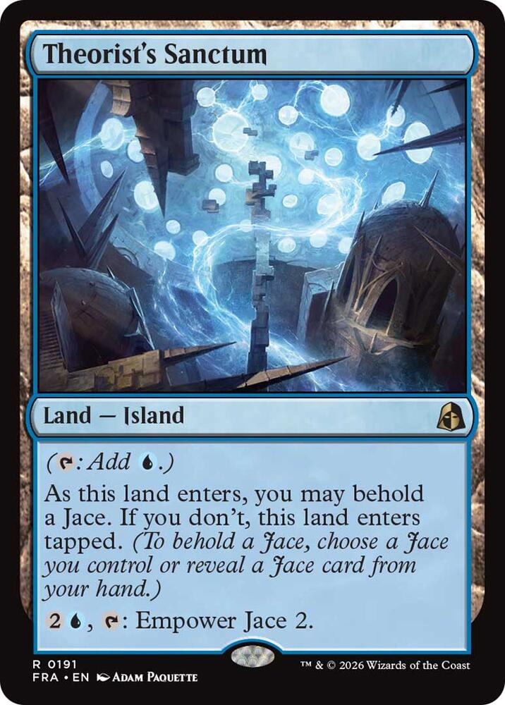 Theorist's Sanctum 191 card from Reality Fracture
