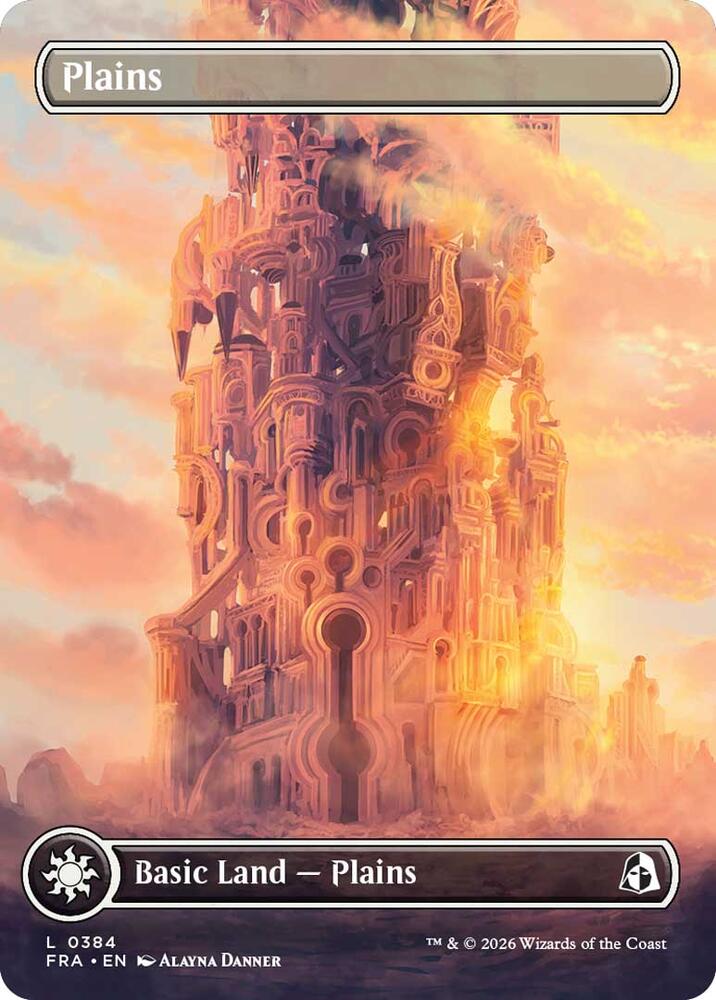 Plains (Borderless) 384 card from Reality Fracture