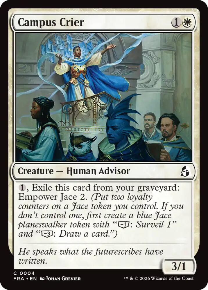 Campus Crier 4 card from Reality Fracture