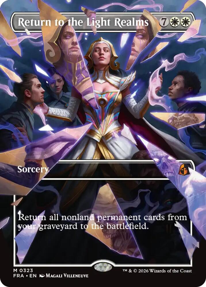 Return to the Light Realms (Borderless) 323 card from Reality Fracture