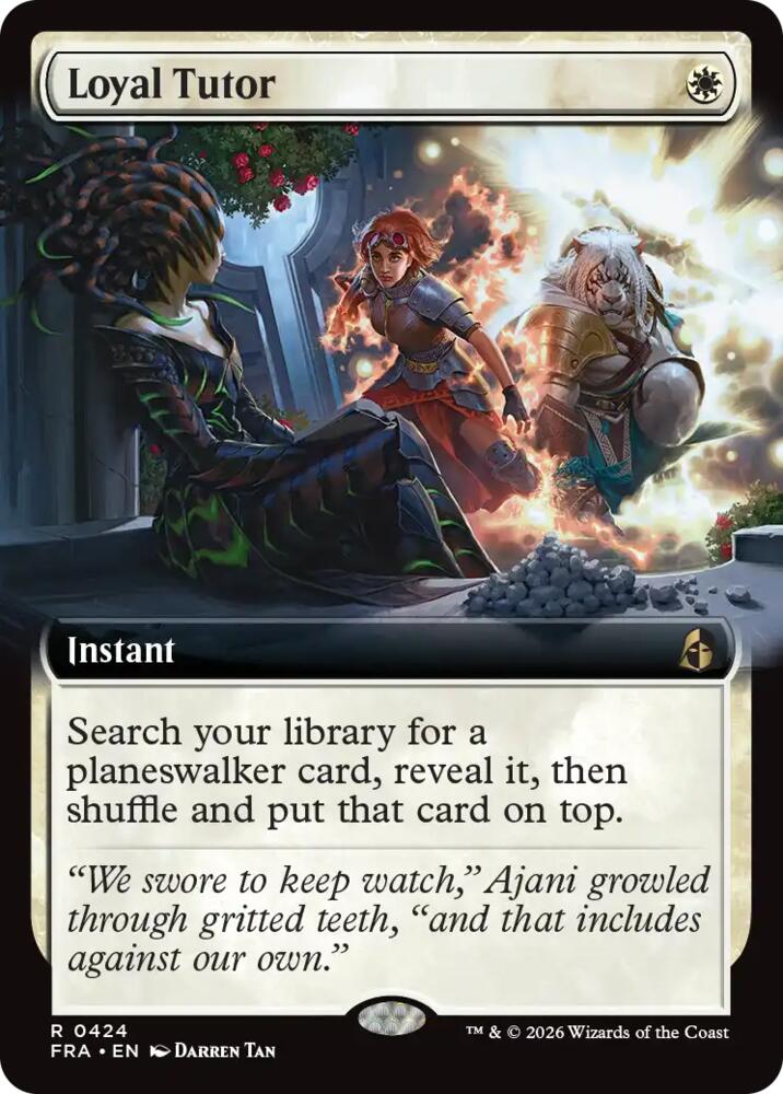 Loyal Tutor (Extended Art) 424 card from Reality Fracture