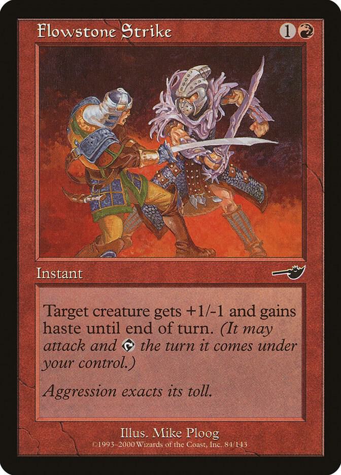 Flowstone Strike 84 card from Nemesis