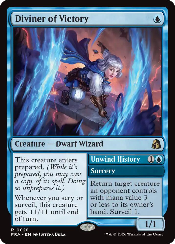 Diviner of Victory 28 card from Reality Fracture