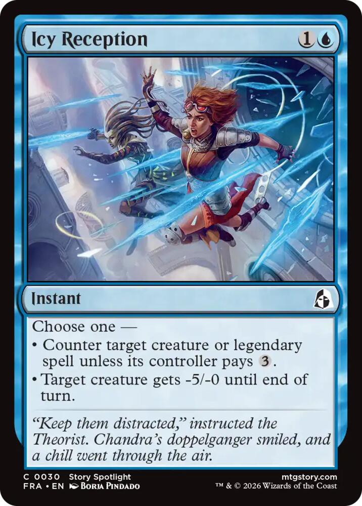 Icy Reception 30 card from Reality Fracture