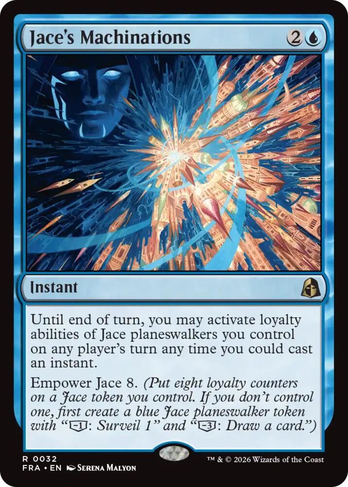 Jace's Machinations 32 card from Reality Fracture