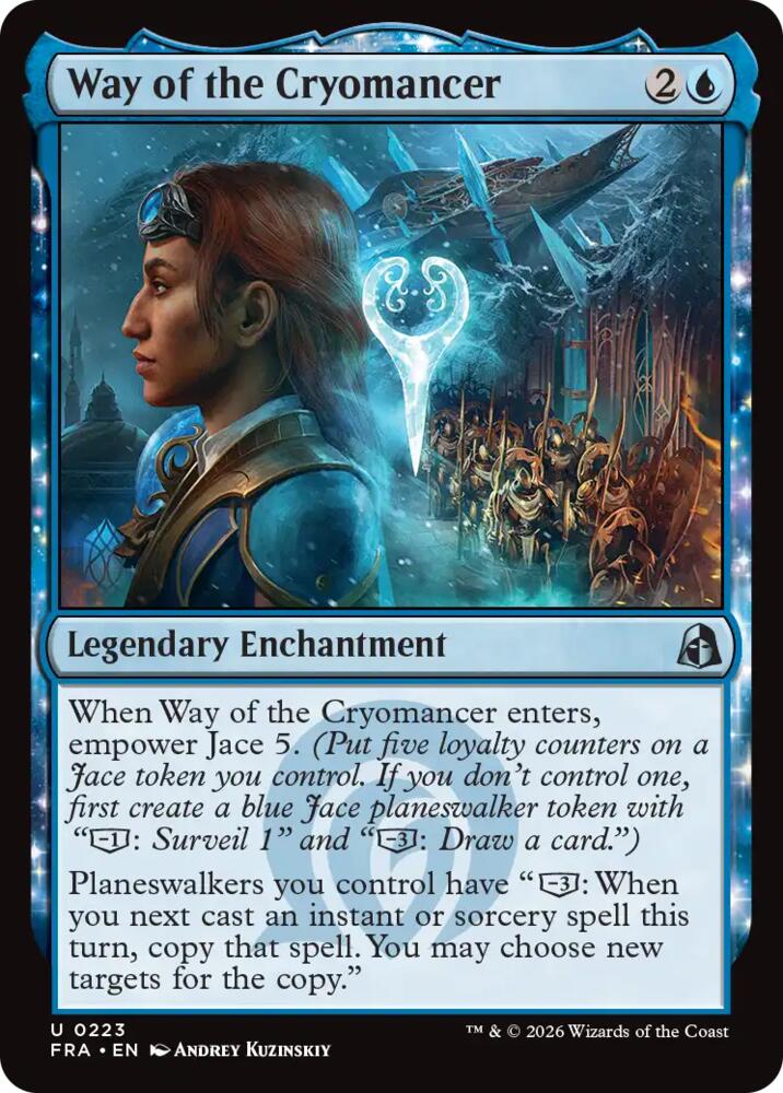 Way of the Cryomancer 223 card from Reality Fracture