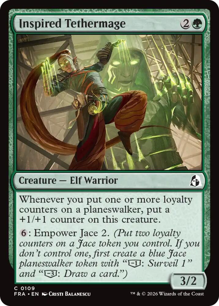 Inspired Tethermage 109 card from Reality Fracture