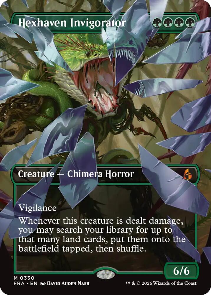 Hexhaven Invigorator (Borderless) 330 card from Reality Fracture