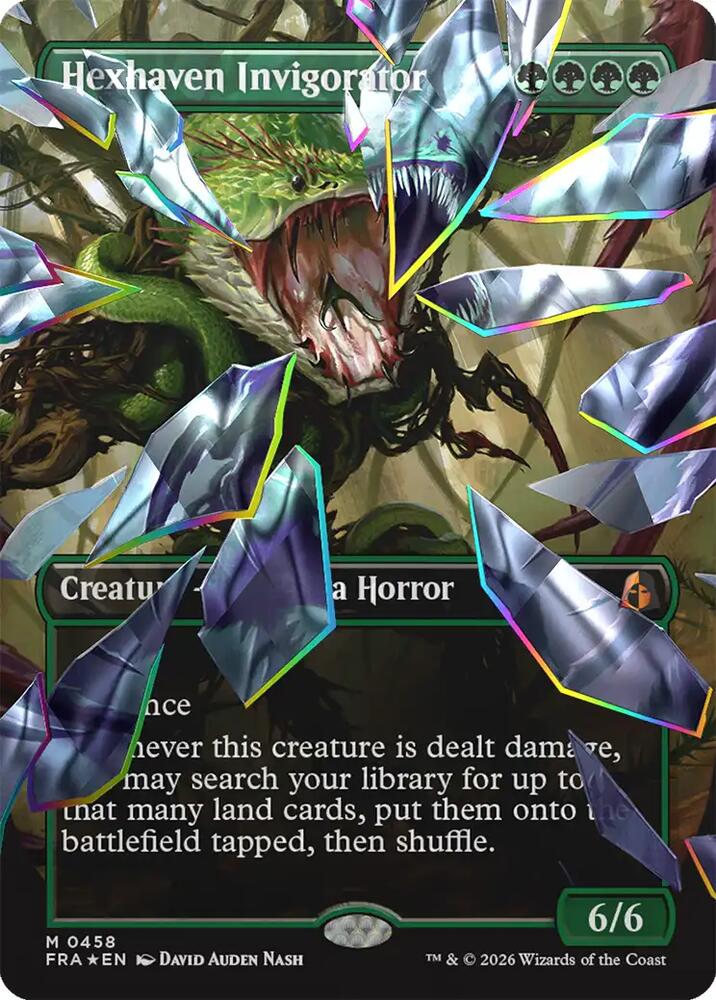 Hexhaven Invigorator (Borderless) (Facet Foil) 458 card from Reality Fracture