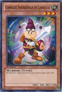 Comrade Swordsman of Landstar LCJW-EN048 card from Legendary Collection 4: Joey's World