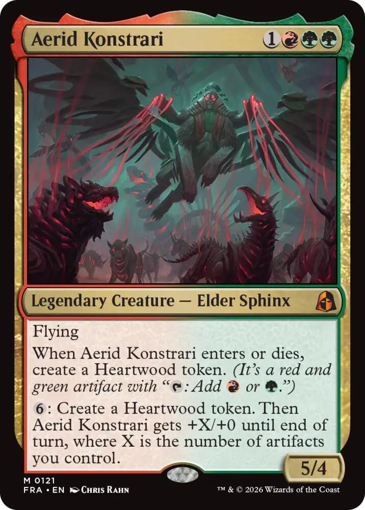 Aerid Konstrari 121 card from Reality Fracture
