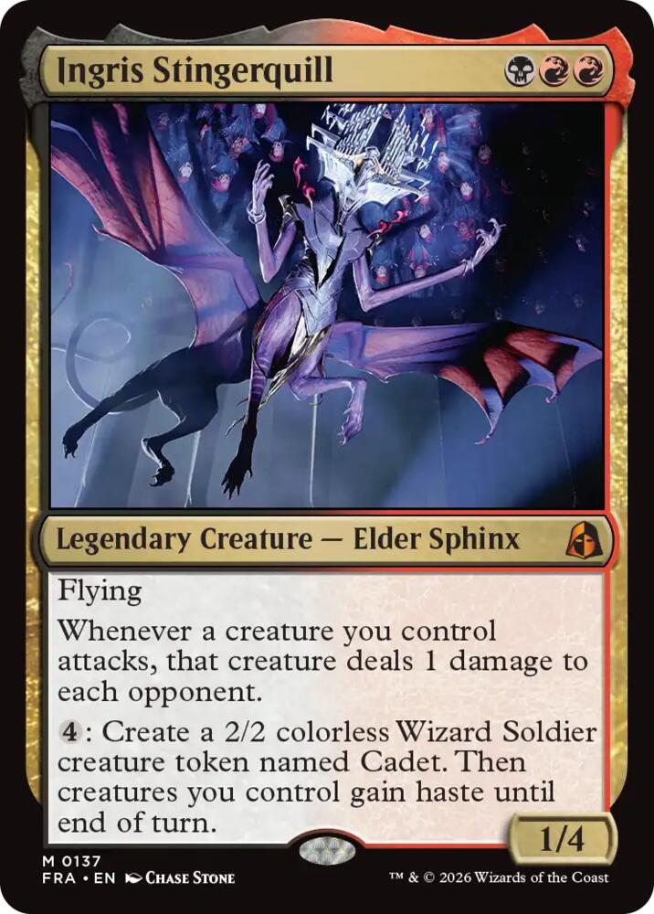 Ingris Stingerquill 137 card from Reality Fracture