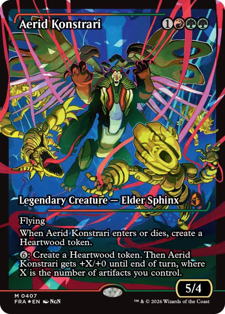 Aerid Konstrari (Showcase) 407 card from Reality Fracture