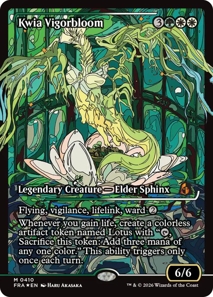 Kwia Vigorbloom (Showcase) 410 card from Reality Fracture