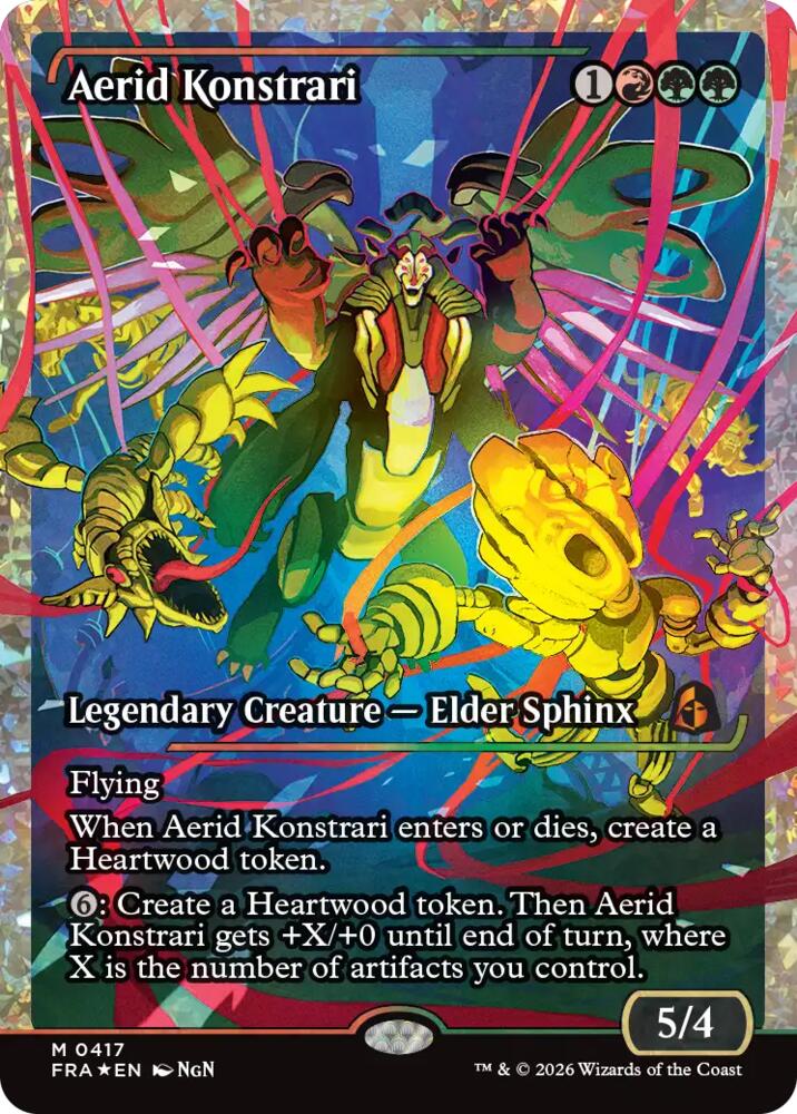 Aerid Konstrari (Showcase) (Fracture Foil) 417 card from Reality Fracture