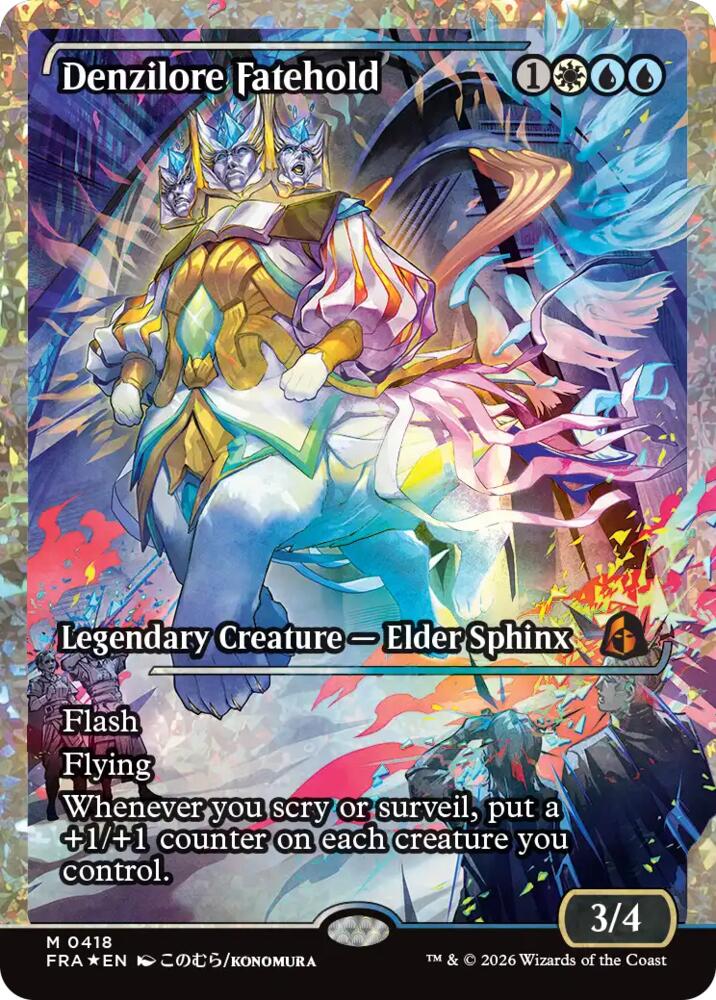 Denzilore Fatehold (Showcase) (Fracture Foil) 418 card from Reality Fracture