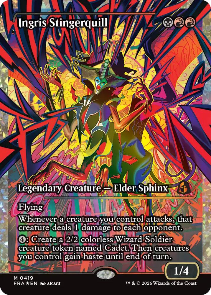 Ingris Stingerquill (Showcase) (Fracture Foil) 419 card from Reality Fracture