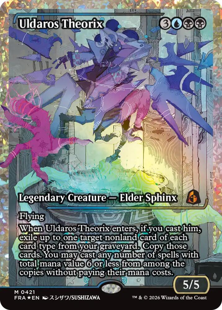 Uldaros Theorix (Showcase) (Fracture Foil) 421 card from Reality Fracture