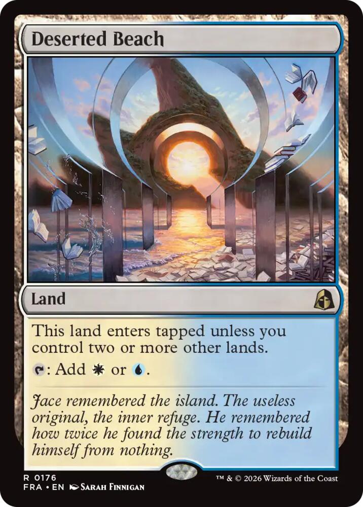 Deserted Beach 176 card from Reality Fracture