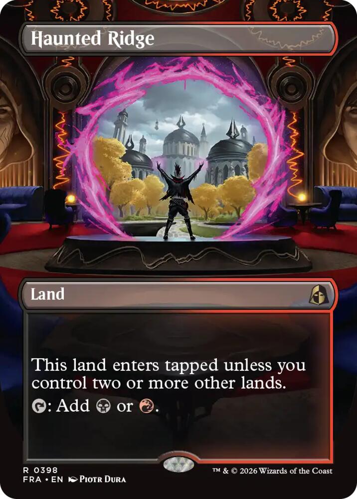 Haunted Ridge (Borderless) 398 card from Reality Fracture