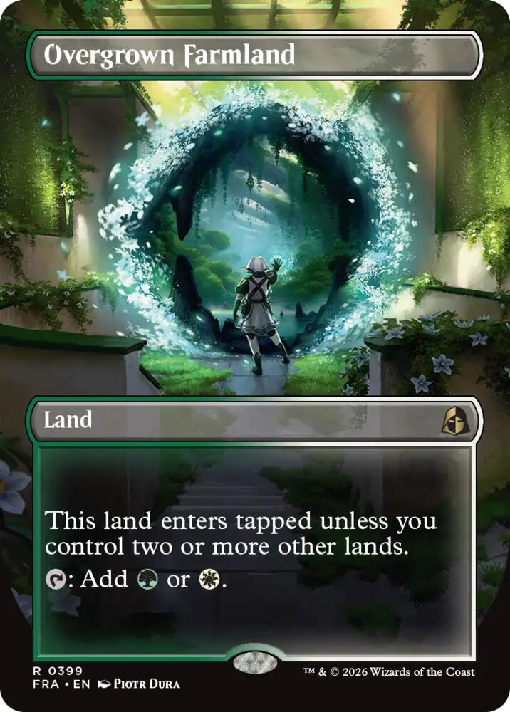 Overgrown Farmland (Borderless) 399 card from Reality Fracture