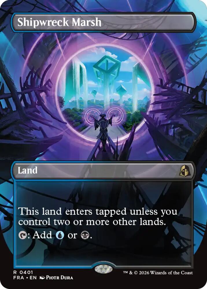 Shipwreck Marsh (Borderless) 401 card from Reality Fracture