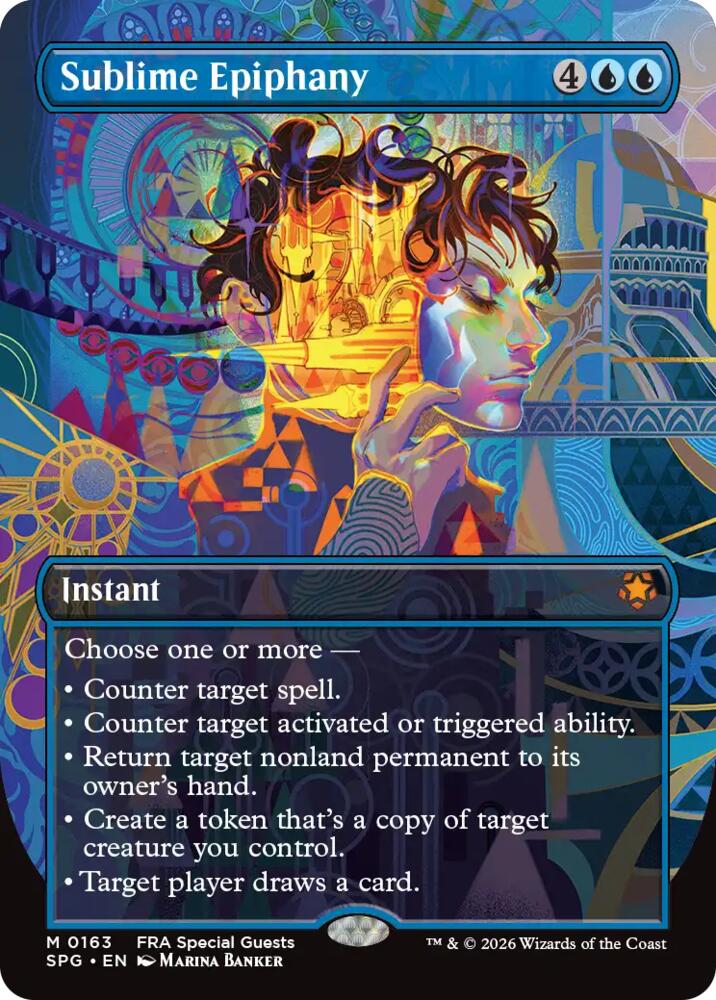 Sublime Epiphany (Borderless) 163 card from Special Guests