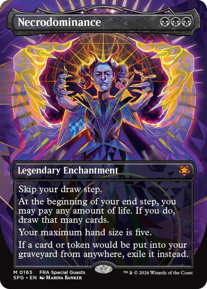 Necrodominance (Borderless) 165 card from Special Guests
