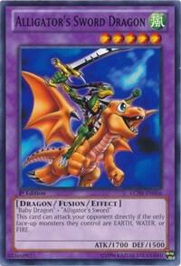 Alligator's Sword Dragon LCJW-EN056 card from Legendary Collection 4: Joey's World