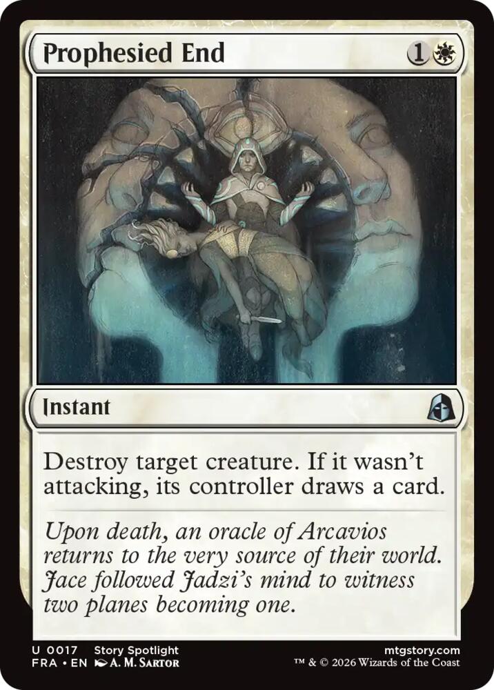 Prophesied End 17 card from Reality Fracture
